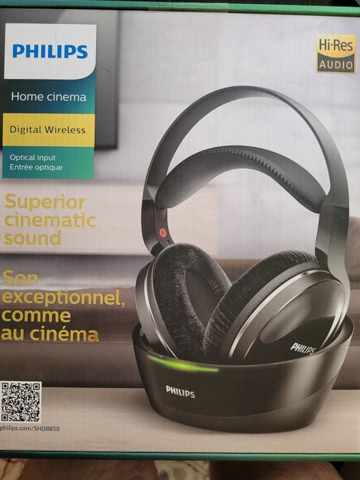 Słuchawki bezprzewodowe  nauszne Philips