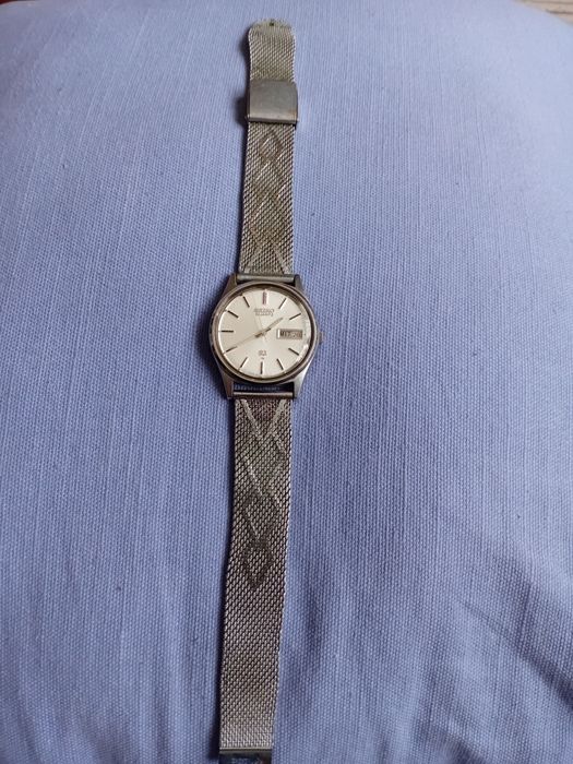 Vintage Seiko Data Quartz Męski Zegarek Naręczny