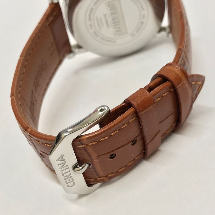 CERTINA DS CAIMANO C017410 A Zegarek męski na pasku KLASYCZNY jak NOWY