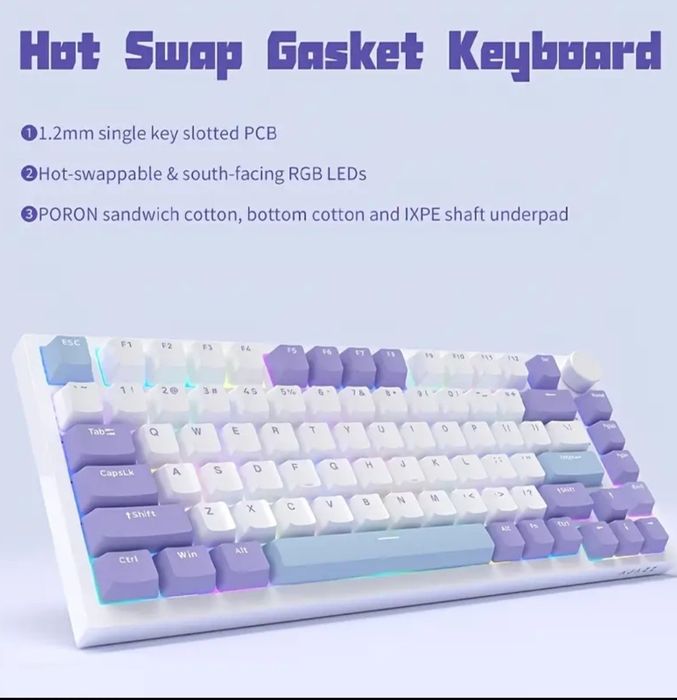 ‼️New‼️Геймерська клавіатура AJAZZ AK820 ‼️New‼