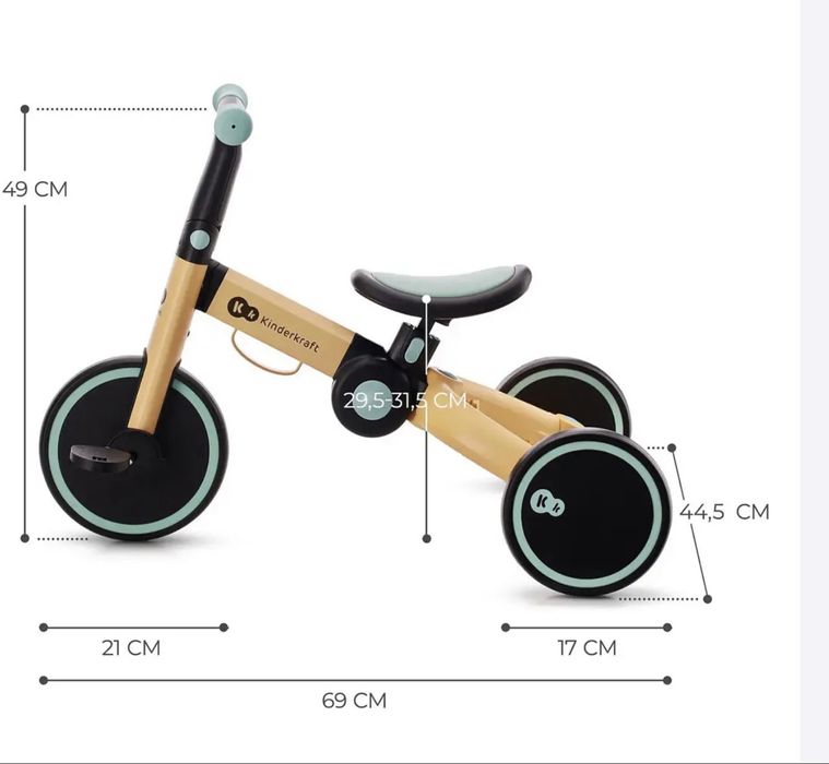 Велосипед Kinderkraft 4Trike Sunflower Blue