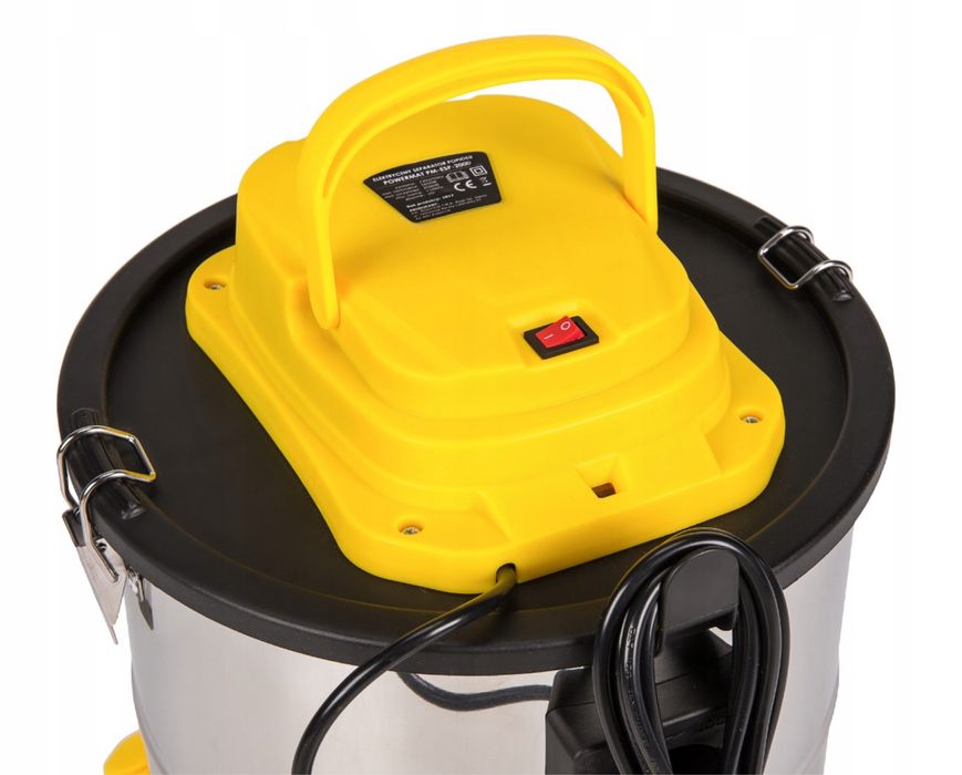 Odkurzacz Separator Przemysłowy do Popiołu Kominka Gruzu 2000 W Mocny