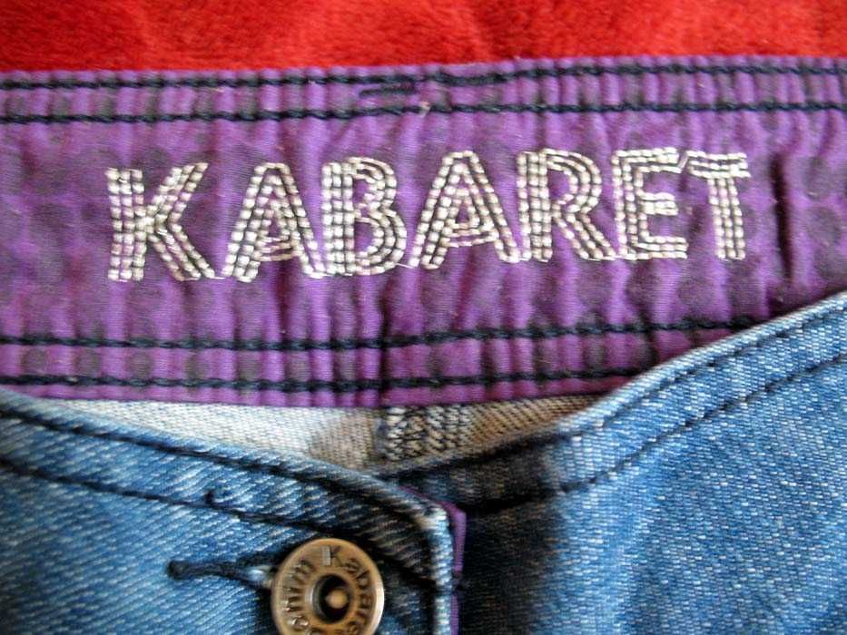 Szorty - spodenki Jeans - 38 / 40 - biodra 108 cm Kabaret
