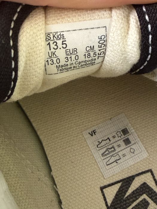 Оригінальні дитячі кеди Vans Old Skool 31 р,