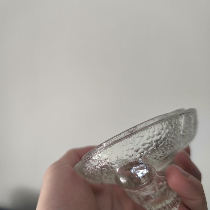 Ząbkowice Kaczka Łabędź Szklany Bomboniera Figurka Vintage Retro