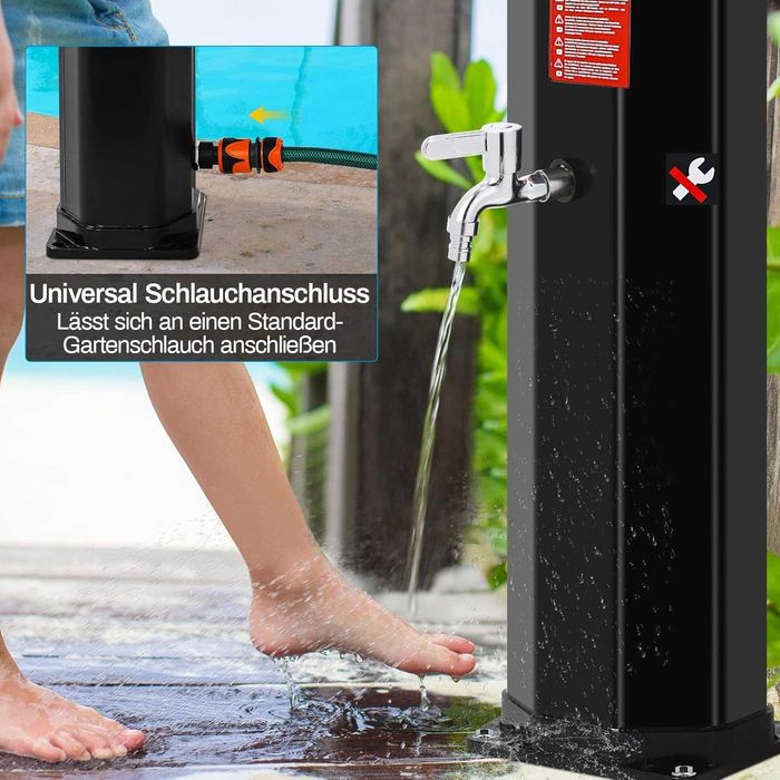 Nowa deszczownica / 40L / prysznic ogrodowy / z kranem / wąż / A3235!