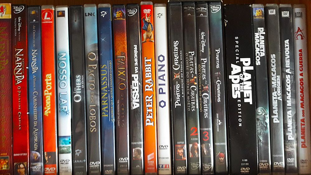 DVDs originais semi-novos - Vários títulos de filmes