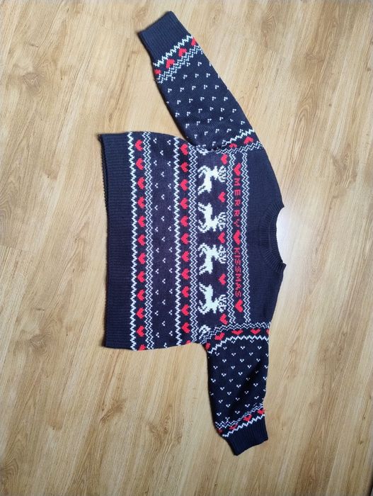 Piękny zimowy sweterek H&M rozmiar L