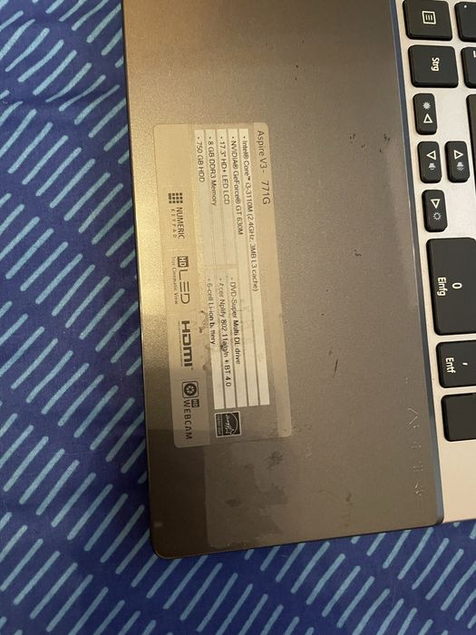 Portatil Acer 771G