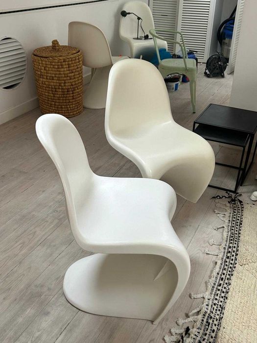 Conjunto de 4 Cadeiras Brancas / Set of 4 White Dining Chair