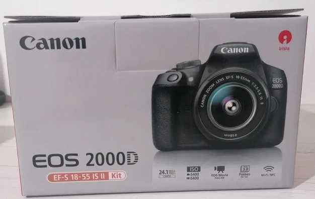 canon 2000D nova na caixa com fatura e na garantia