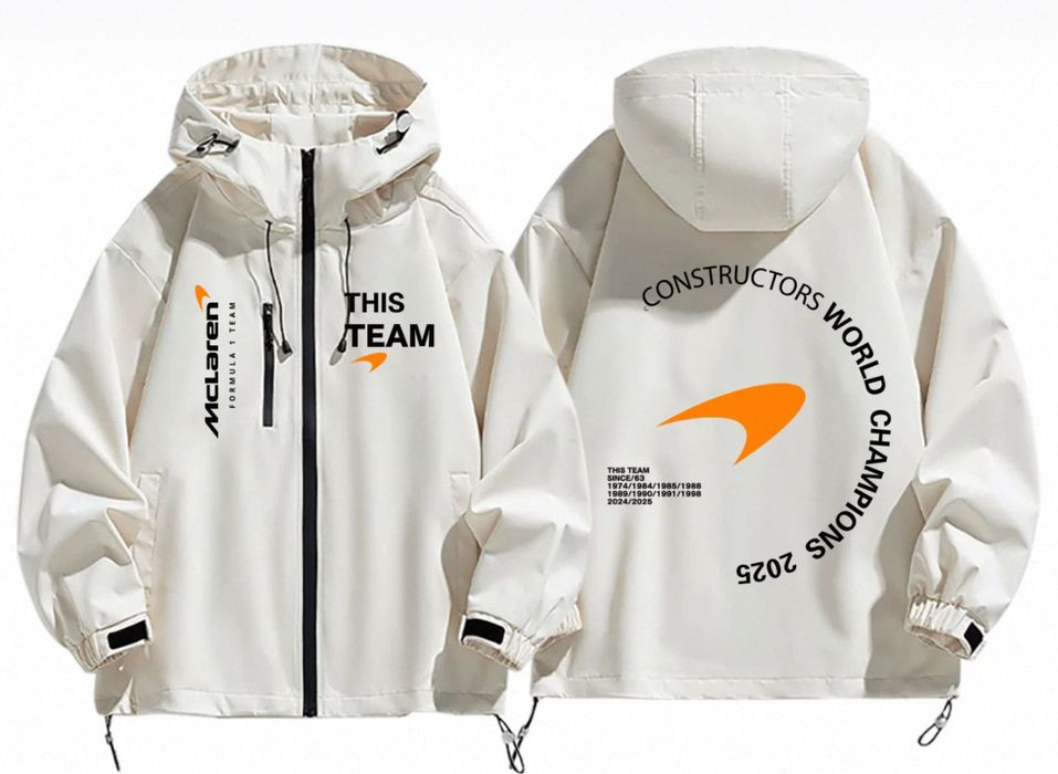 Maclaren F1 Blusao com capucho e zip. Lindissimo