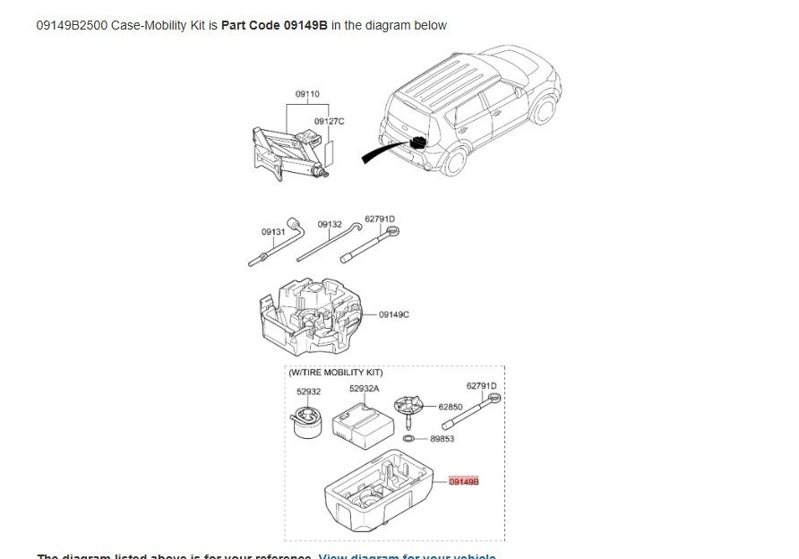 Органайзер в багажник Kia Soul 14-19 (09149b2500) ідеальний стан
