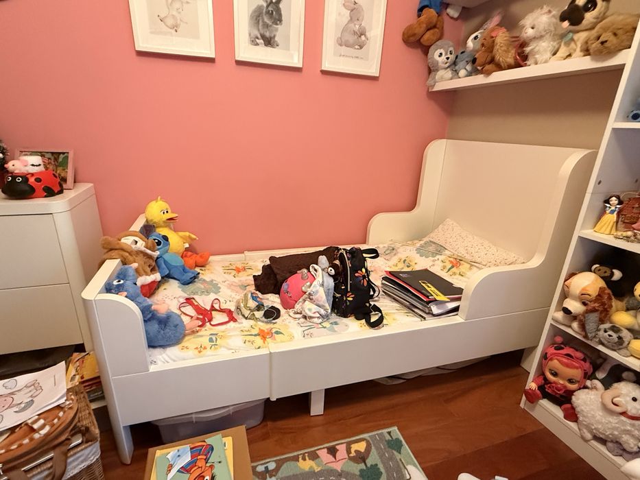 Cama Crianca extensivel IKEA + colchao