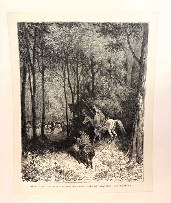 Gravuras Dom Quixote de la Mancha Gustave Doré H. Pisan 1866 18