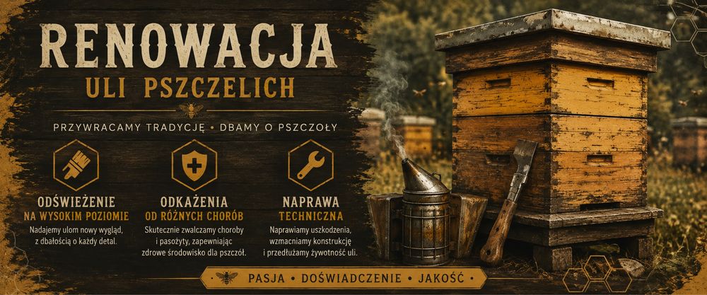 Renowacja uli pszczelich Zapraszam!