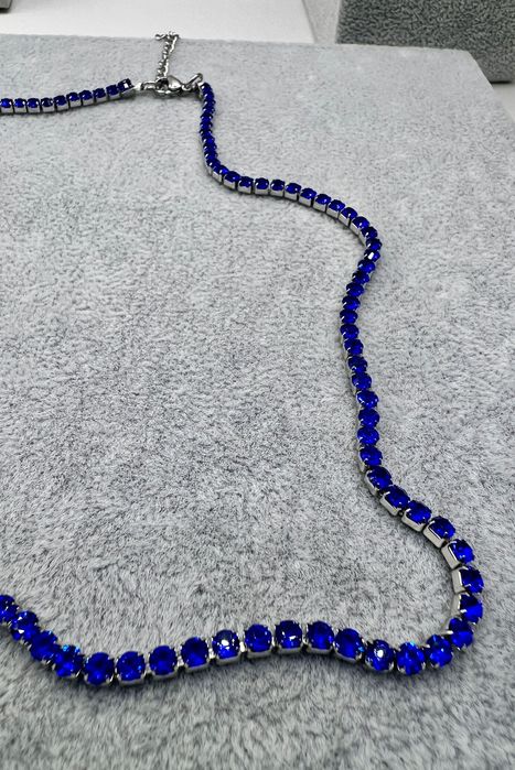 Colar Riviera 3mm em Aço Inoxidável – Banho Ouro 18k