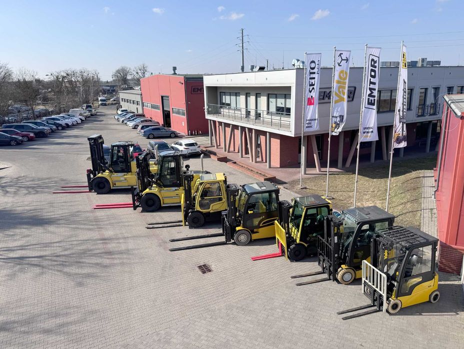 Wynajem krótkoterminowy wózków widłowych