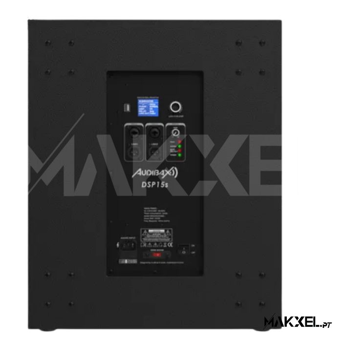 Subwoofer ativo Audibax DSP15s 15 polegadas 600W G2