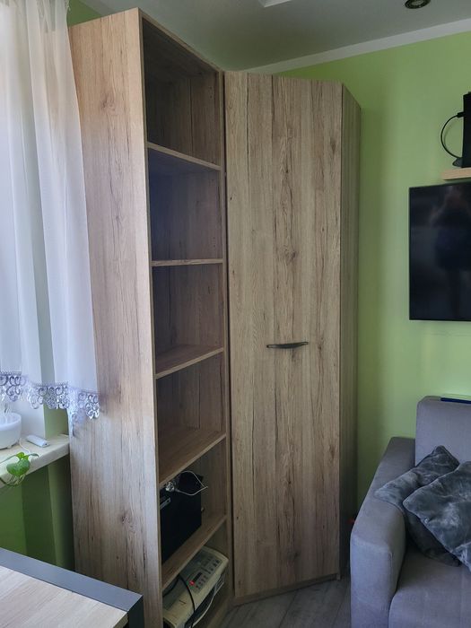 Szafa narożna + słupek