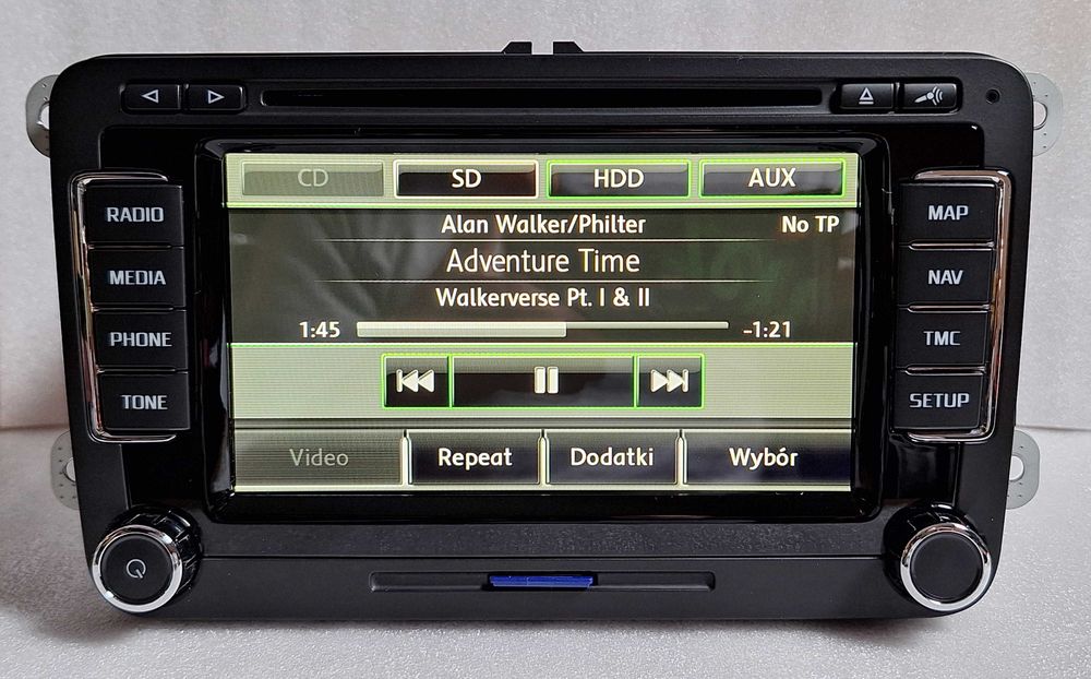 Radio RNS 510 DAB+ LED SSD Skoda COLUMBUS Kod, Mapy, GW 6