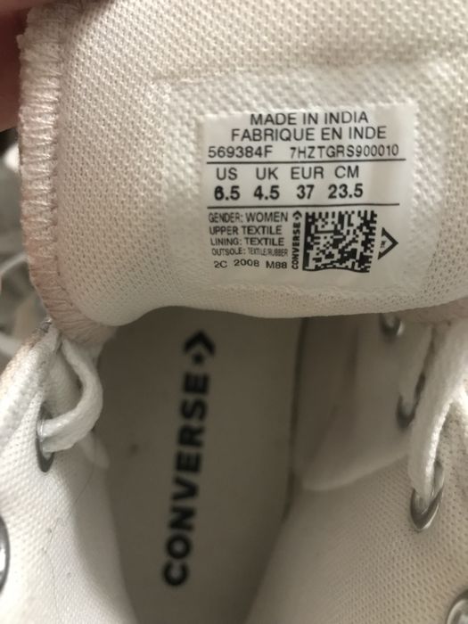 Кеди Converse оригінал з офіційного сайту