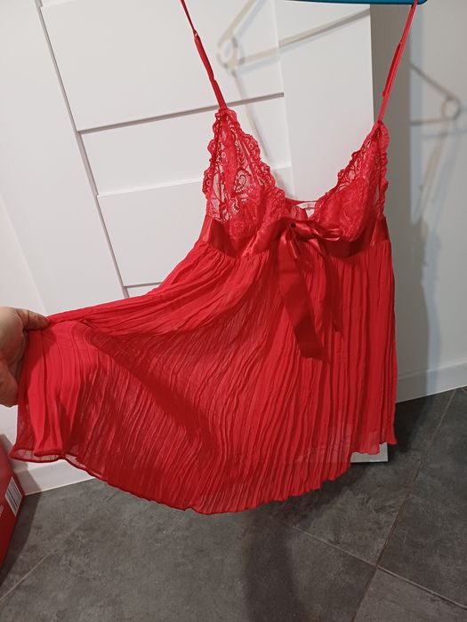 Czerwona haleczka damska Victoria's Secret r. XL