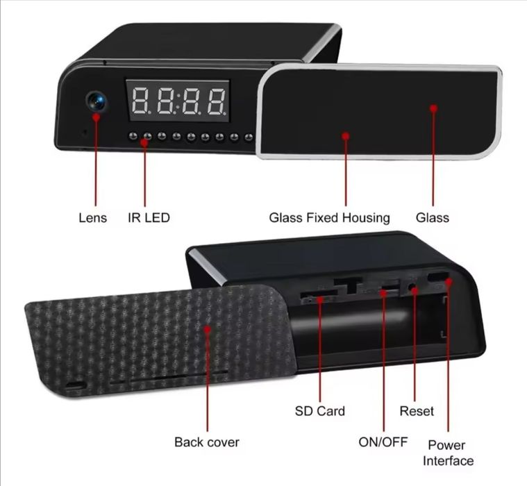 Годинник з прихованою камерою WIFI Ultra HD