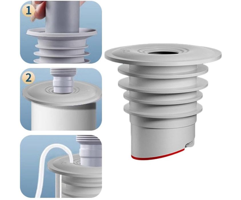 syfon magnetyczny silikonowy 35-40mm uszczelka rury spustowej do wc