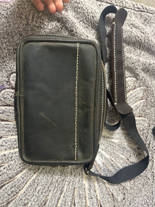 Чоловіча кожана сумка