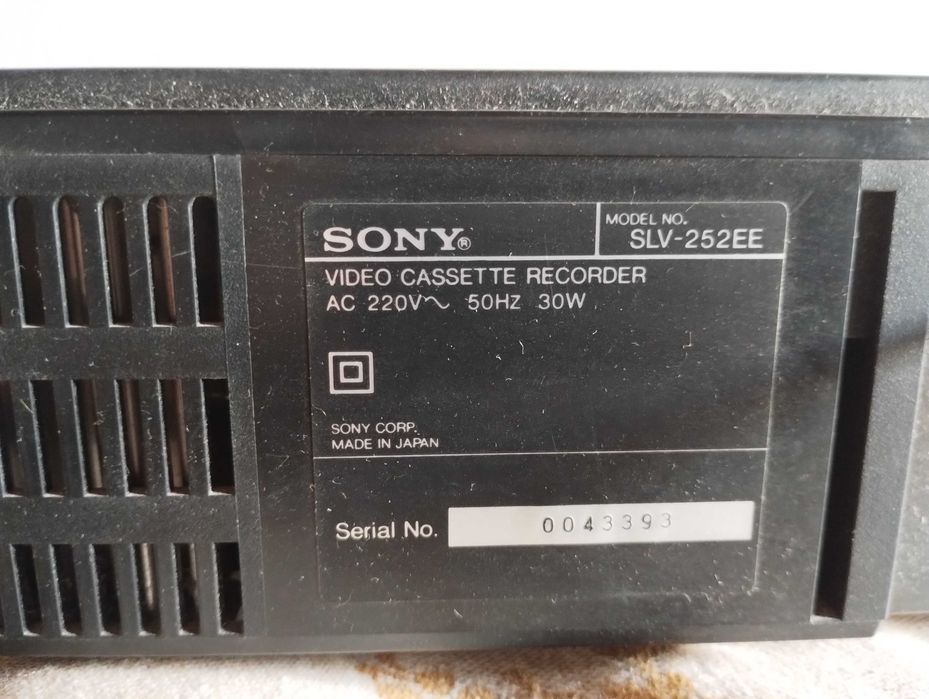 Відеопрогравач VHS Sony SLV-252: 1 500 грн. - Медиа проигрыватели