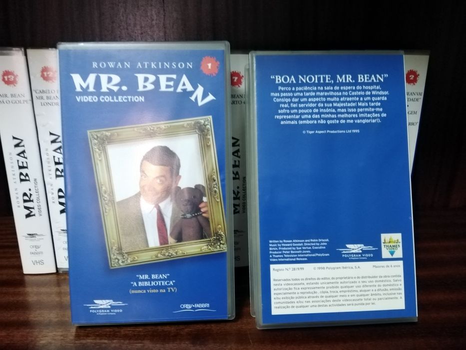 14 Cassetes de Vídeo VHS do Mr. Bean.