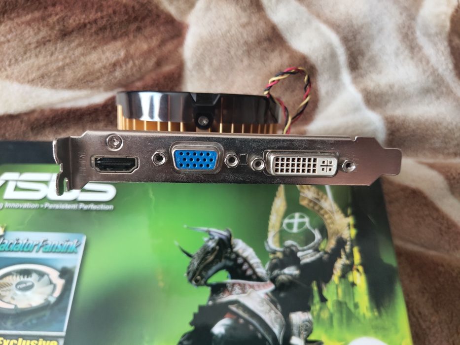 Видеокарта ASUS GeForce GTS 250 1GB DDR3, PCI-E, DVI, HDMI - б/у