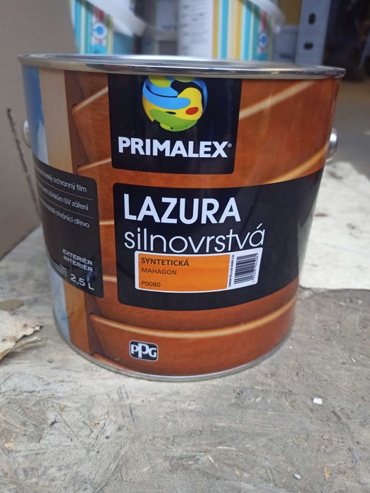 Lazura Lakierobejca PRIMALEX grubo warstwowa 9 kolorów puszki 5 Litrów