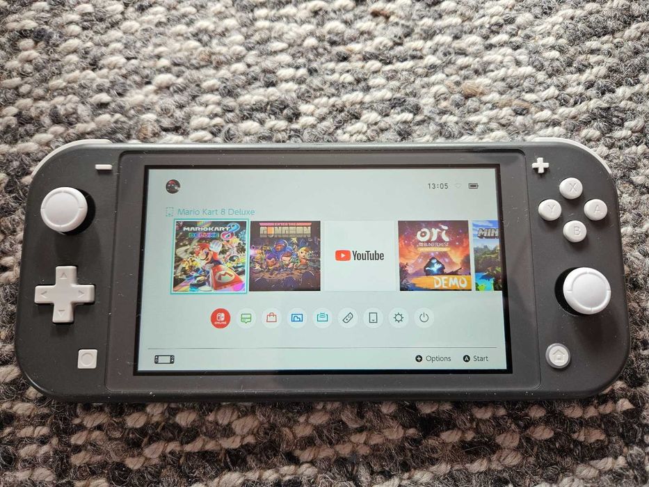 Nintendo Switch Lite grafitowe stan bdb
