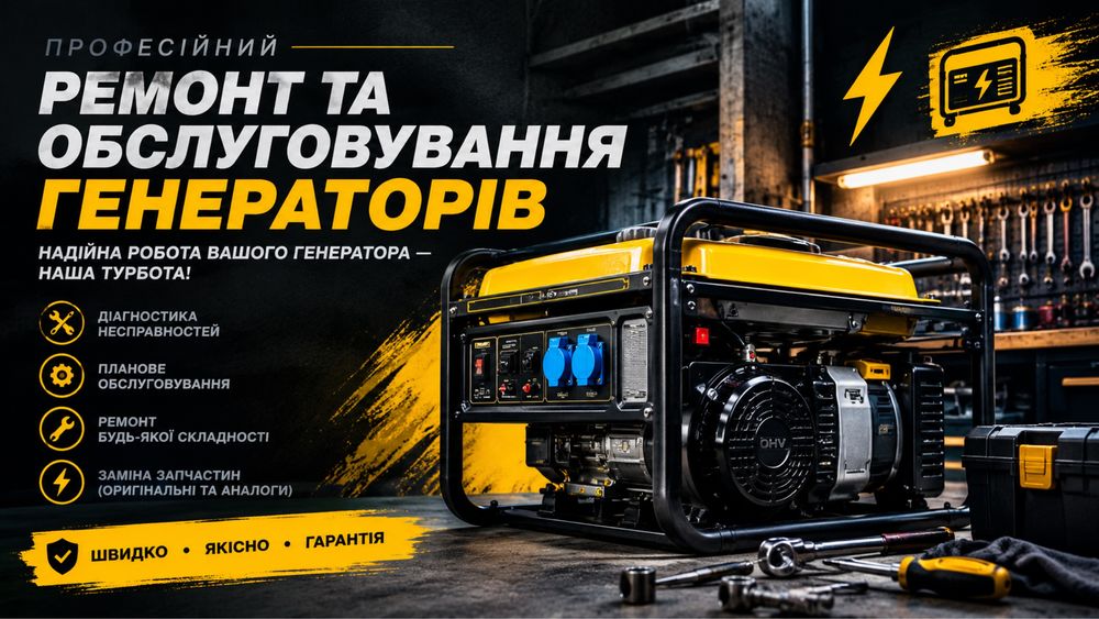 Ремонт/обслуговування бензогенераторів