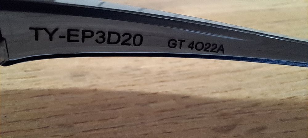 okulary 3d panasonic ty-ep3d20 pasywne