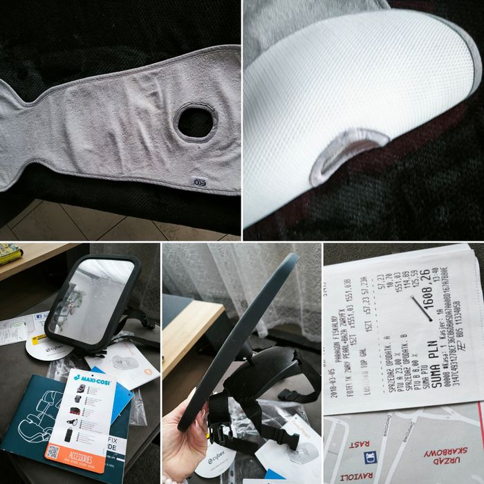 Fotelik dziecuecy od9kg MaxiCosi 2waypearl+baza 2wayfix(tyłem do kier.