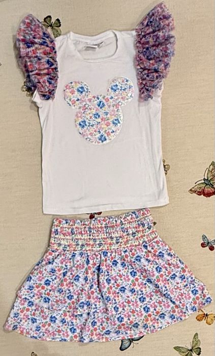 Костюм літній, шорти літні, спідниця, бріджи для дівчинки