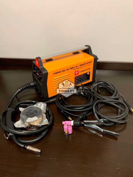 Aparelho de soldar 3/1 MIG/TIG/MMA