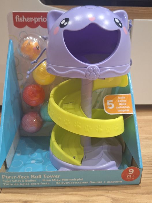 Fisher-Price Pets Kocia wieża Zabawka dla dzieci Centrum zabaw  Nowy