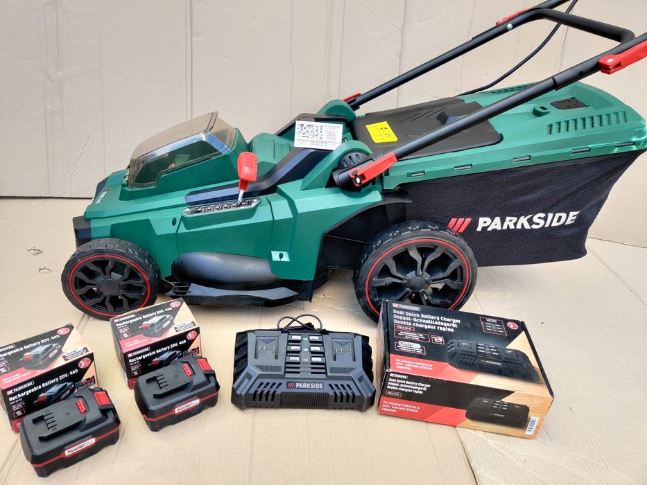 Аккумуляторн газонокосарк GERMAN Parkside PRMA 40/газонокосилка/косилк