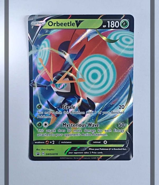 Orbeetle V SWSH078 Promo Pokemon ENG-NM