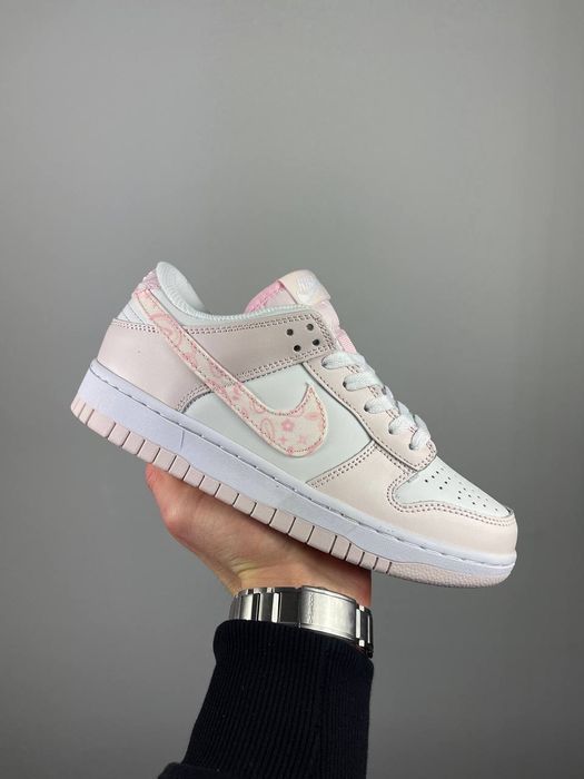 Кросівки Кроссовки Nike Dunk Low Essential Paisley Pack Pink Розовый Кросовки повсякденні