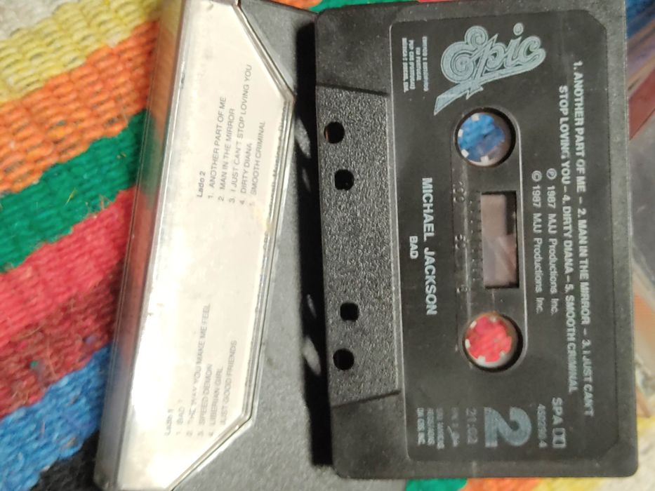 Michael Jackson Bad cassete K7 original