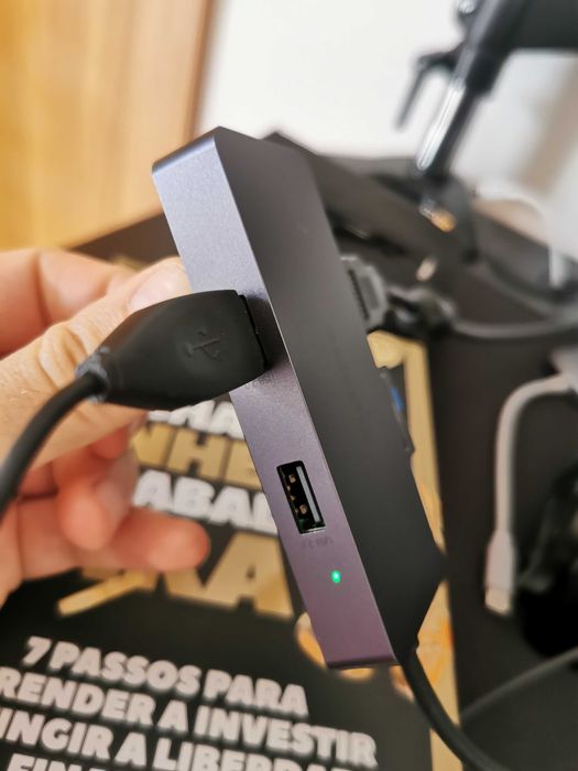 HUB USB-C 6 em 1 para Macbook e Windows