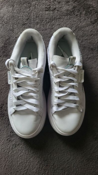Кросівки-кеди жіночі Puma Suede Mayu St White. Б/В, розмір 39-25 см.