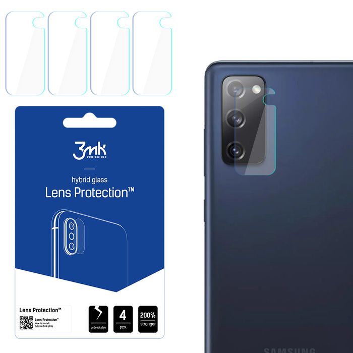 Szkło na aparat 3mk Lens ProtectionTM hybrydowe na Samsung Galaxy S20 FE 5G