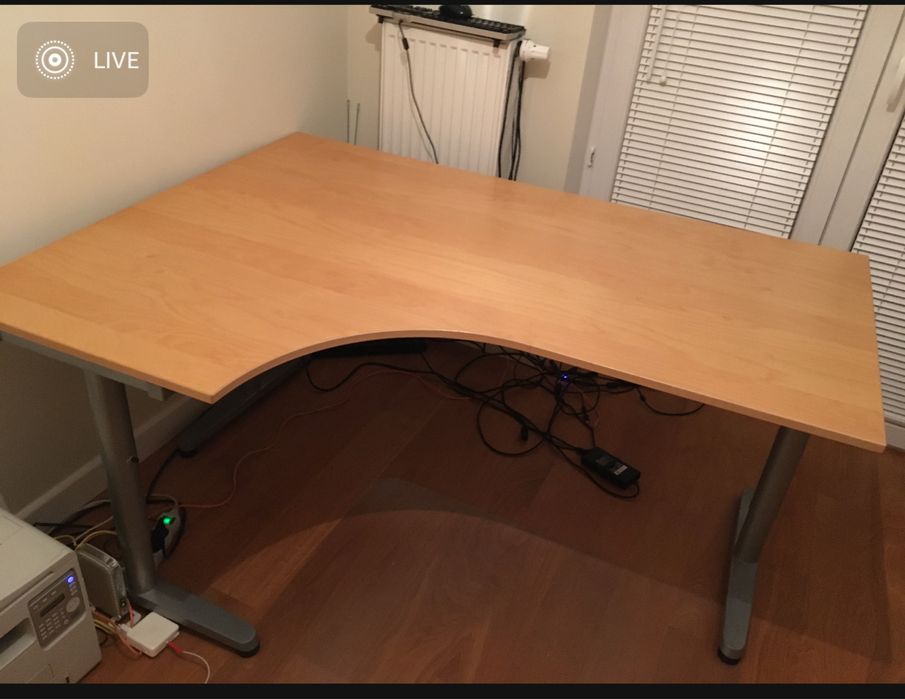 Ikea biurko narożne