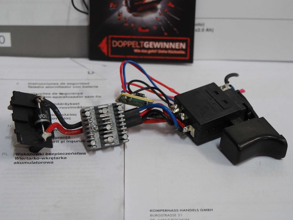 Wlacznik wylacznik do zakretarka udarowa EINHELL klucz TE-CI 18 LI